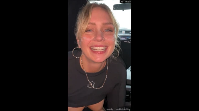 Dahlia Ray – Onlyfans – Car Blowjob